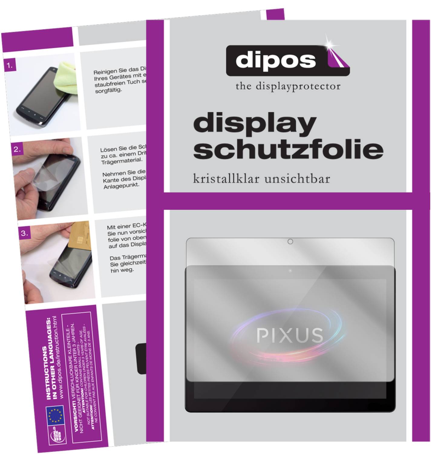 Dipos Pellicola Protettiva Per Nokia 8.1 – 2 Pezzi Crystalclear – Taglio Laser Made In Germany – Antigraffio, Invisibile, Senza Bolle - 2