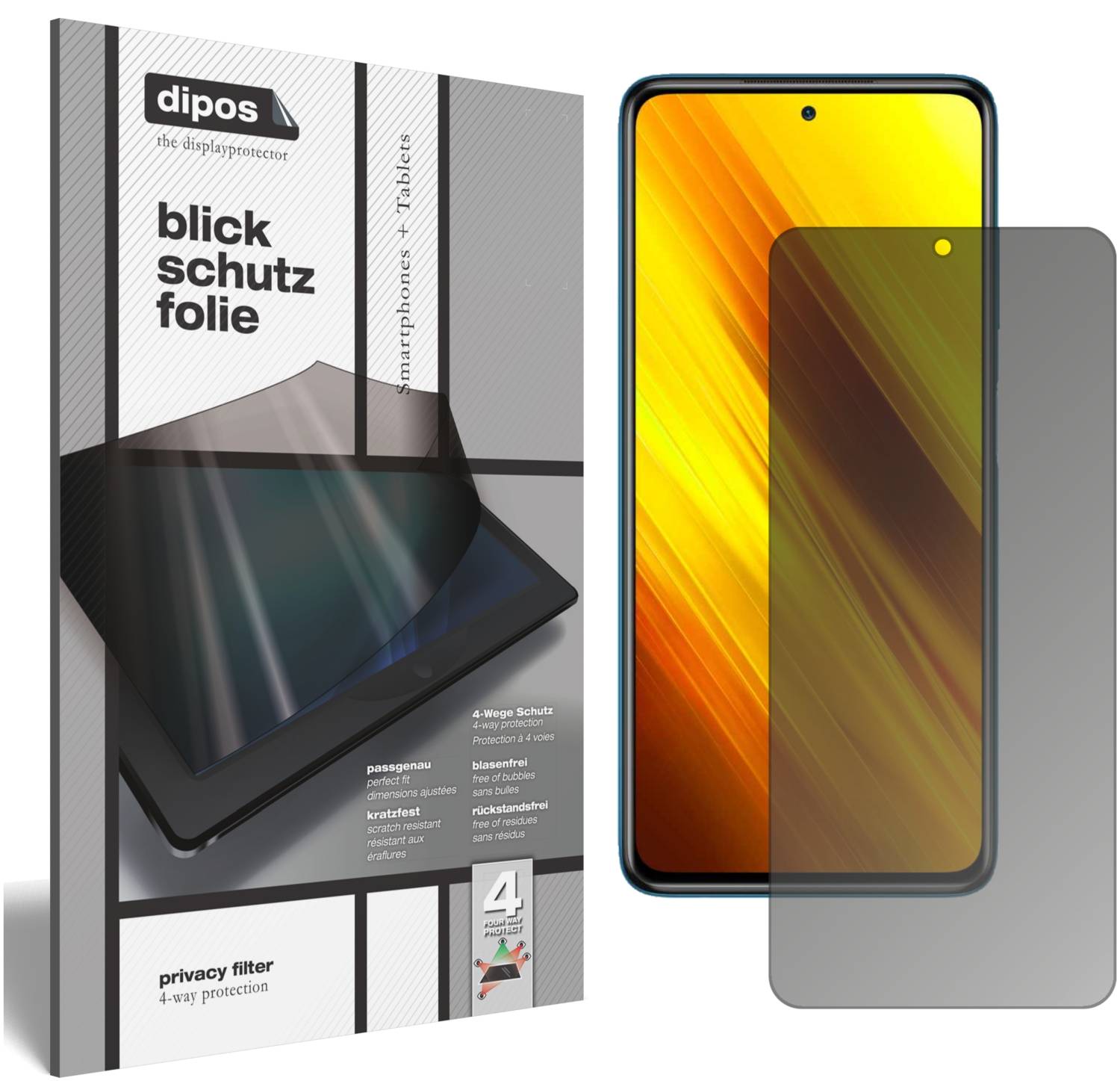 Pellicola Protettiva per Poco X3 NFC Protezione Schermo Antiriflesso dipos