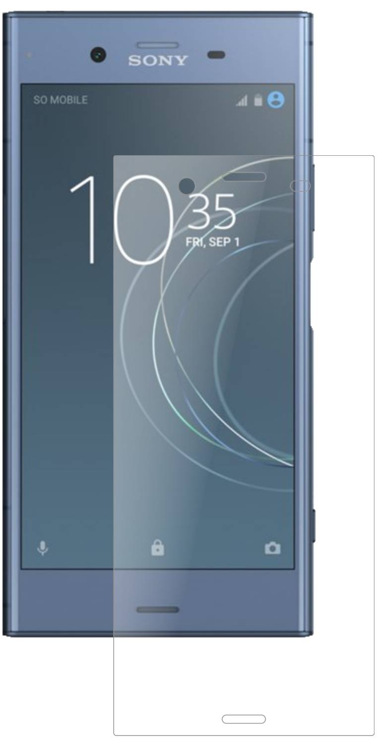 Dipos 2 Pellicole Protettive In Vetro Per Sony Xperia XZ1 – Taglio Laser, Made In Germany, Crystalclear