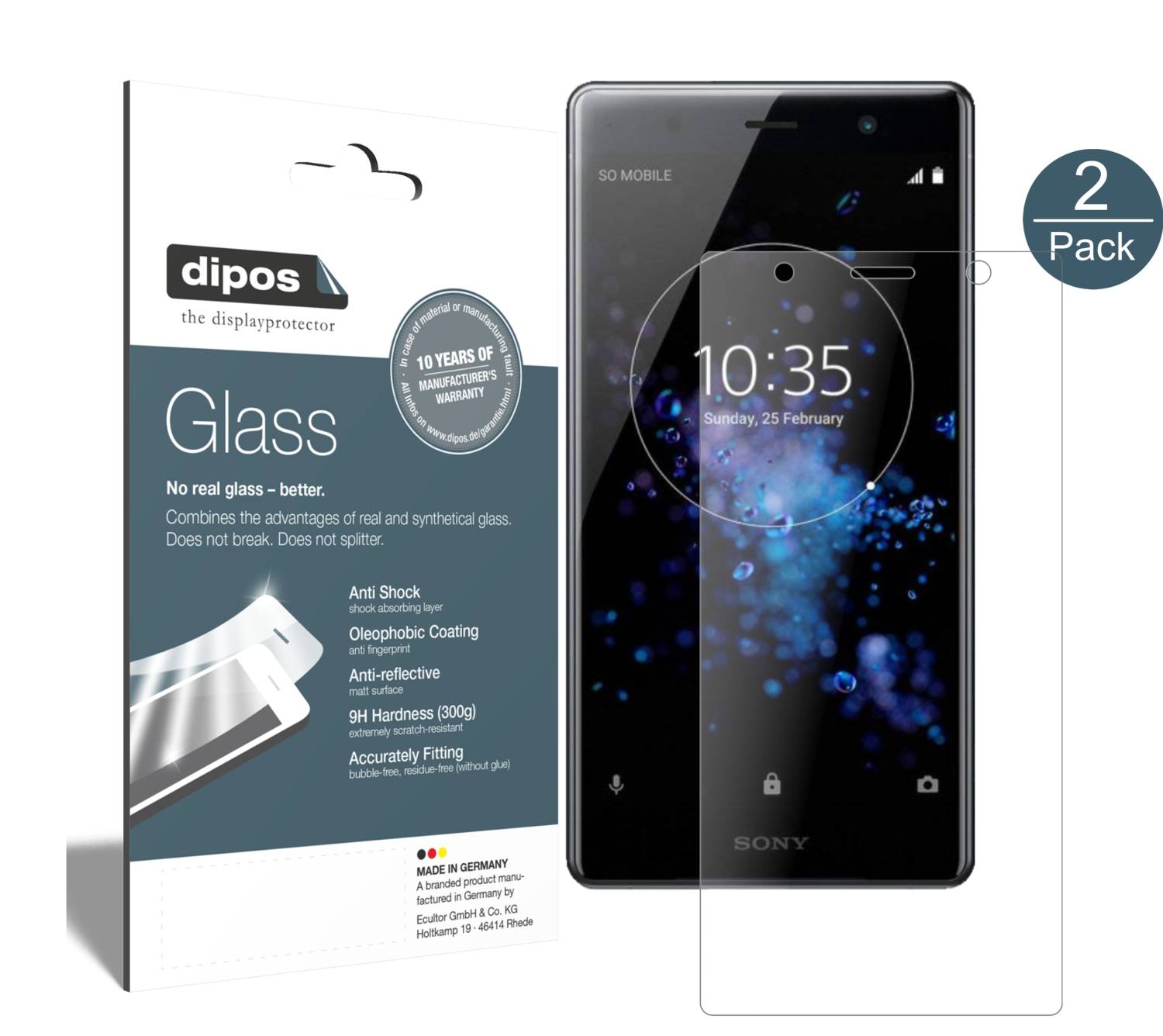 Screenguard Sony Xperia XZ2 Premium Pellicola Di Vetro Protettiva A Schermo Intero 25d 9h 1 Pezzoi S 21699614