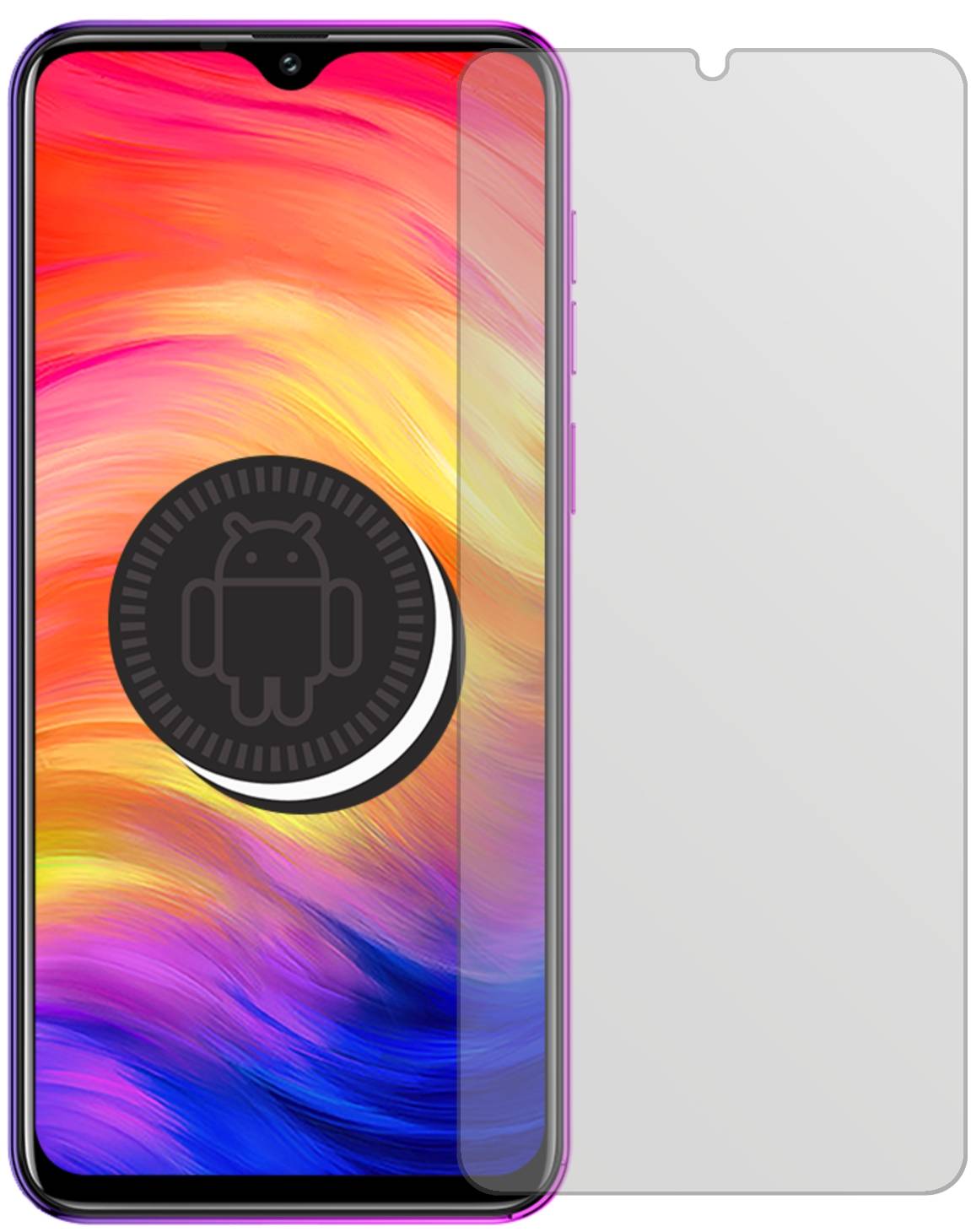 6 Pellicole Protettive Dipos Per Ulefone Note 7P - 3x Anteriore + 3x Posteriore, Cristallo, Taglio Laser, Made In Germany