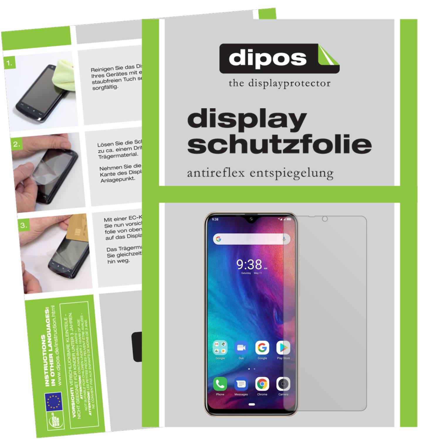 6x Pellicola per Ulefone Note 7P Protettiva Protezione Claro