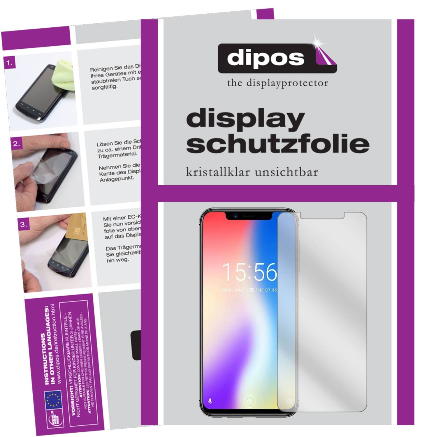 2x Pellicola per Nokia 2.2 Protettiva Protezione Schermo Claro Display dipos