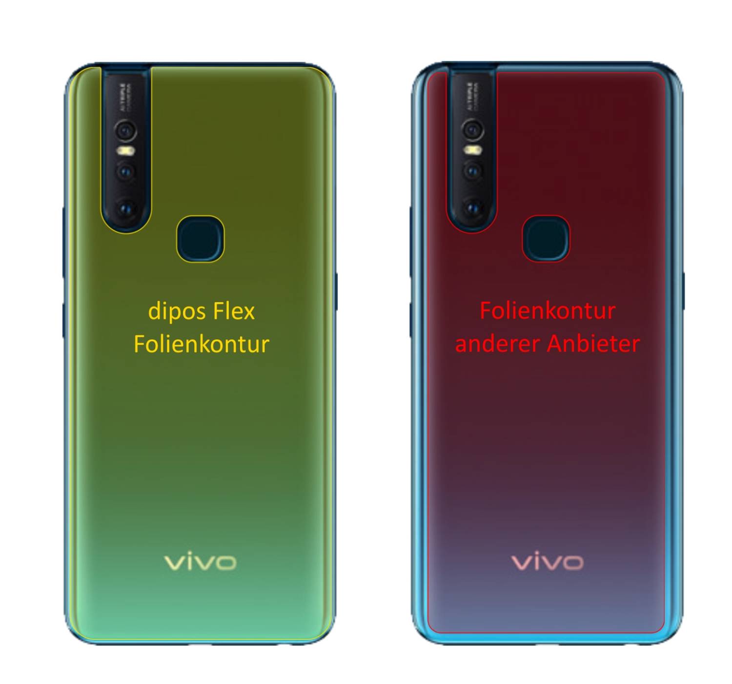 dipos I 3X Pellicola Protettiva Compatibile con Huawei Mate 30 PRO Pellicola di Protezione I 3D Full Cover