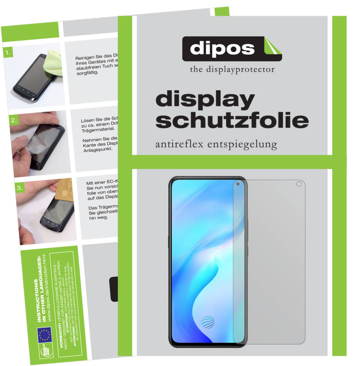 Pellicola Protettiva per Lenovo A916 Protezione Schermo Antiriflesso dipos