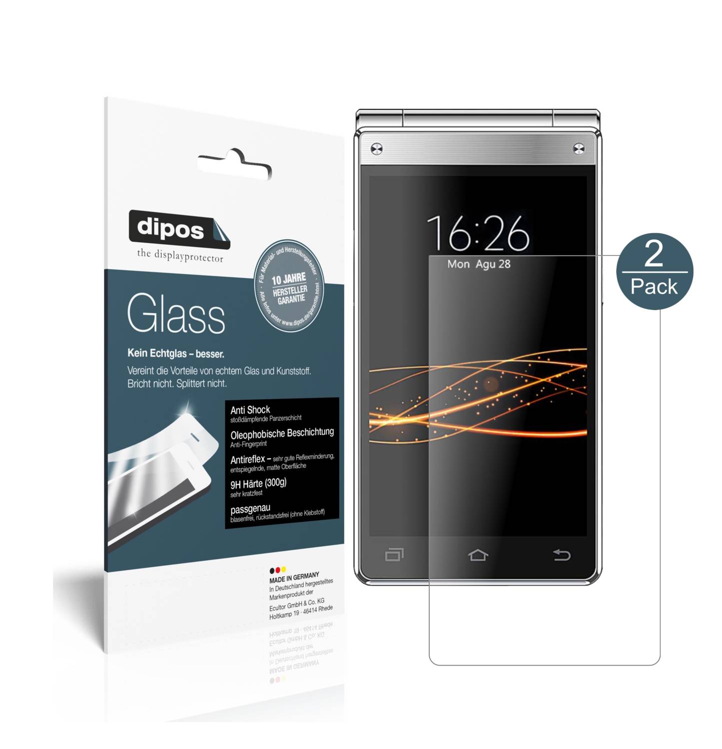 2x Pellicola per VKWORLD T2 Plus Protettiva Protezione