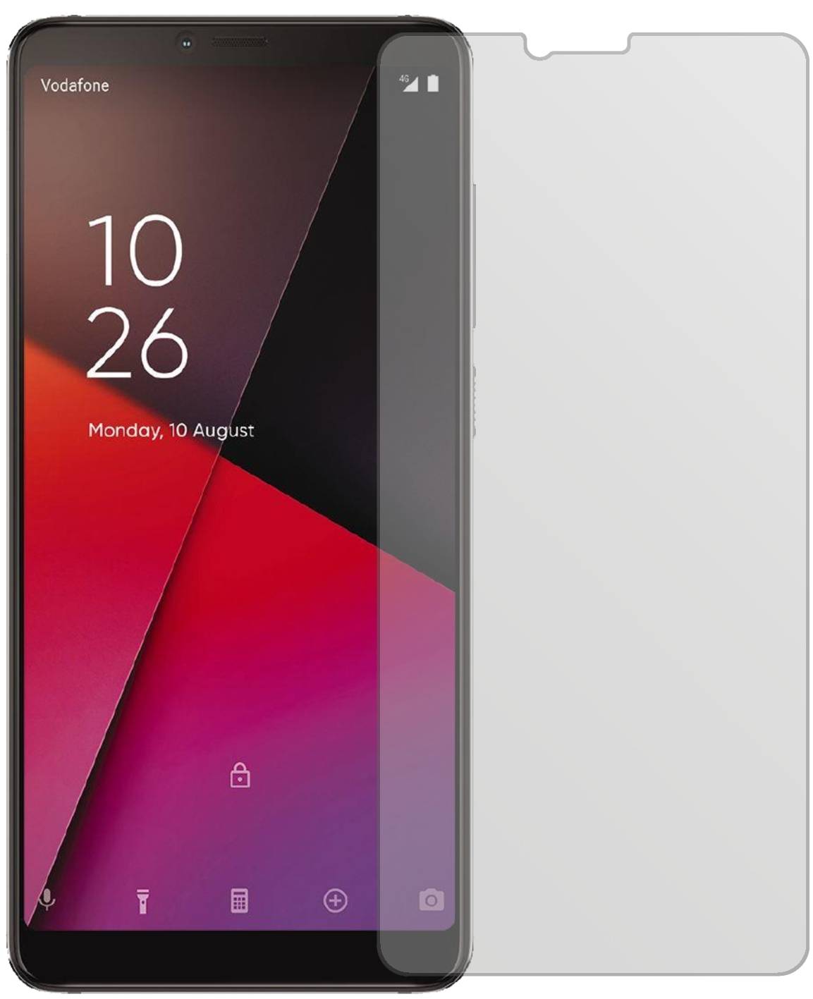 Dipos 2 Pellicole Protettive Antiriflesso Per Vodafone Smart 4G - Made In Germany