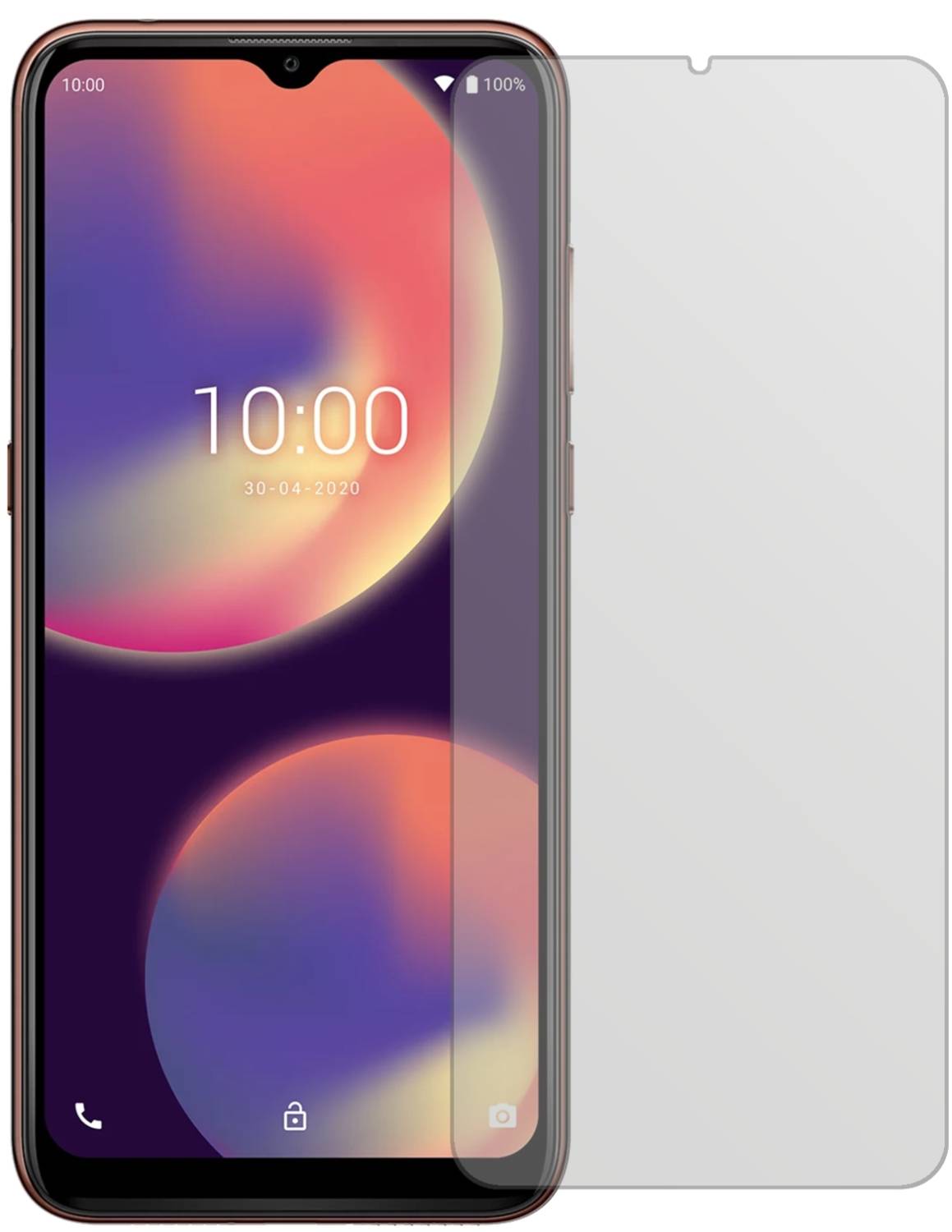 2x Pellicola per Wiko View 4 Protettiva Protezione Schermo Antiriflesso dipos