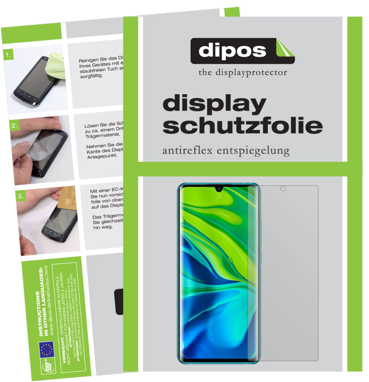 Pellicola Protettiva per Honor X10 Max 5G Protezione Schermo Antiriflesso dipos