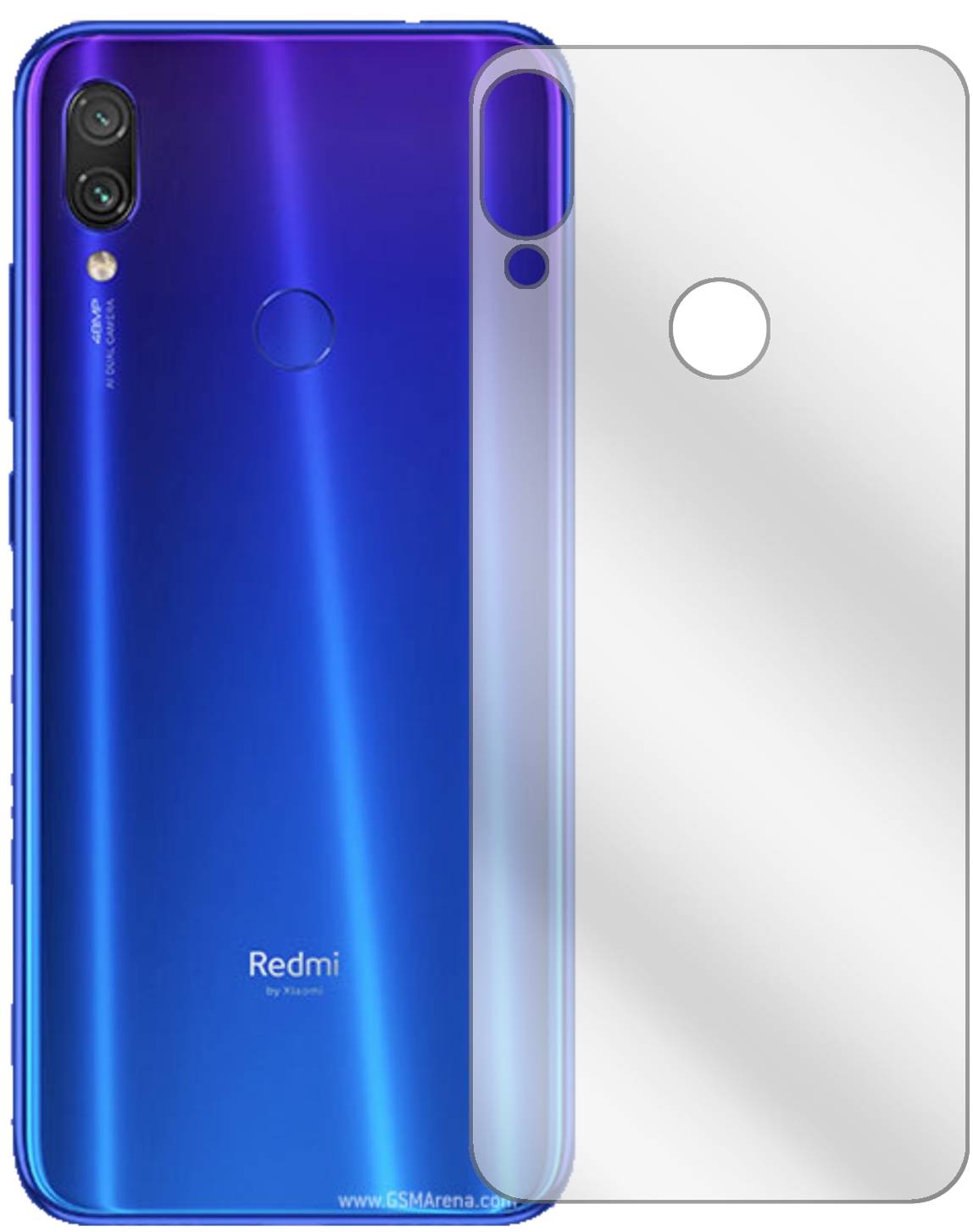 5x Pellicola Protettiva per Xiaomi Redmi Note 8 Pro posteriore Protezione
