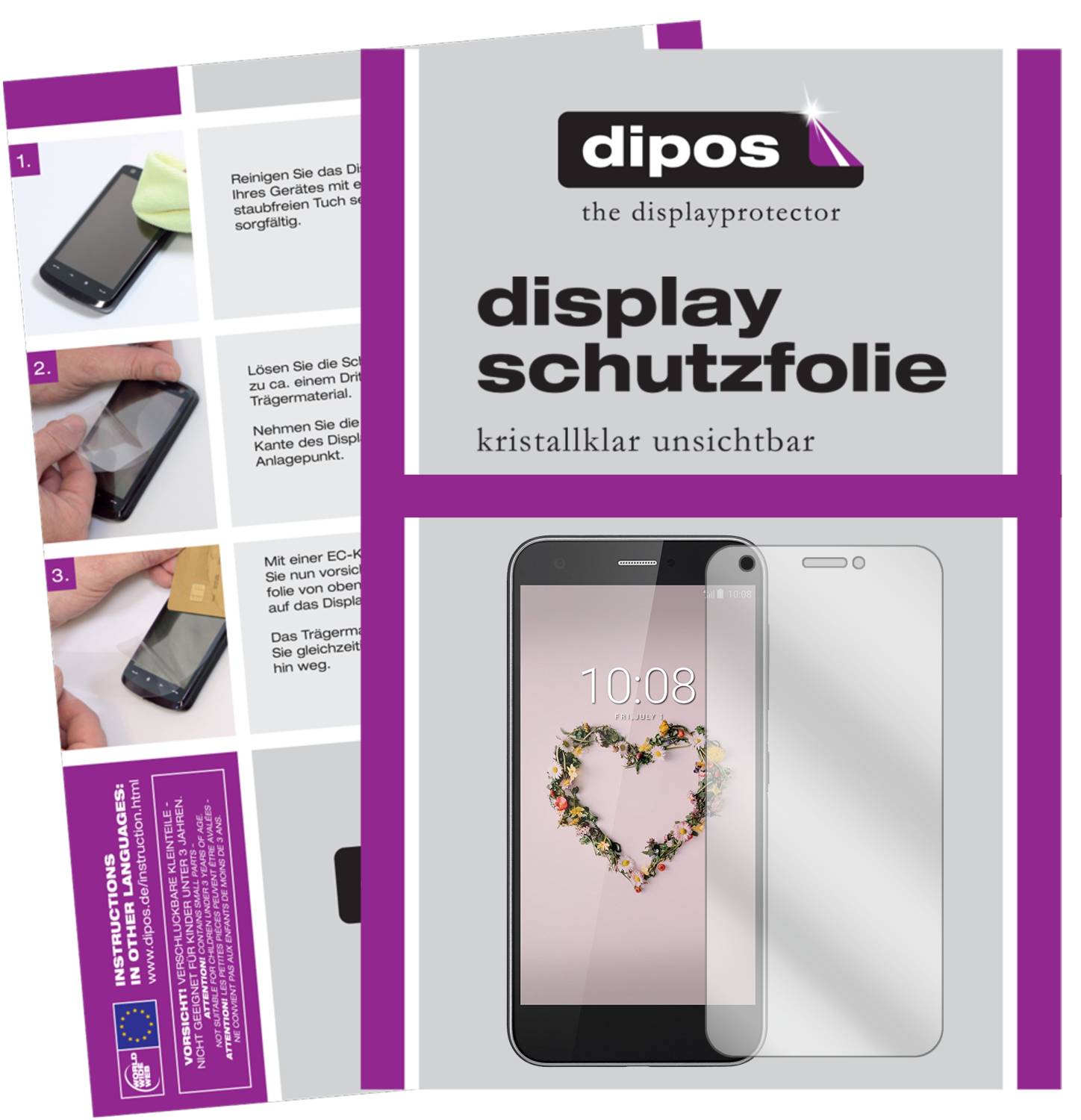 Dipos I 2X Pellicola Protettiva Compatibile Con Nokia 5.1 Plus