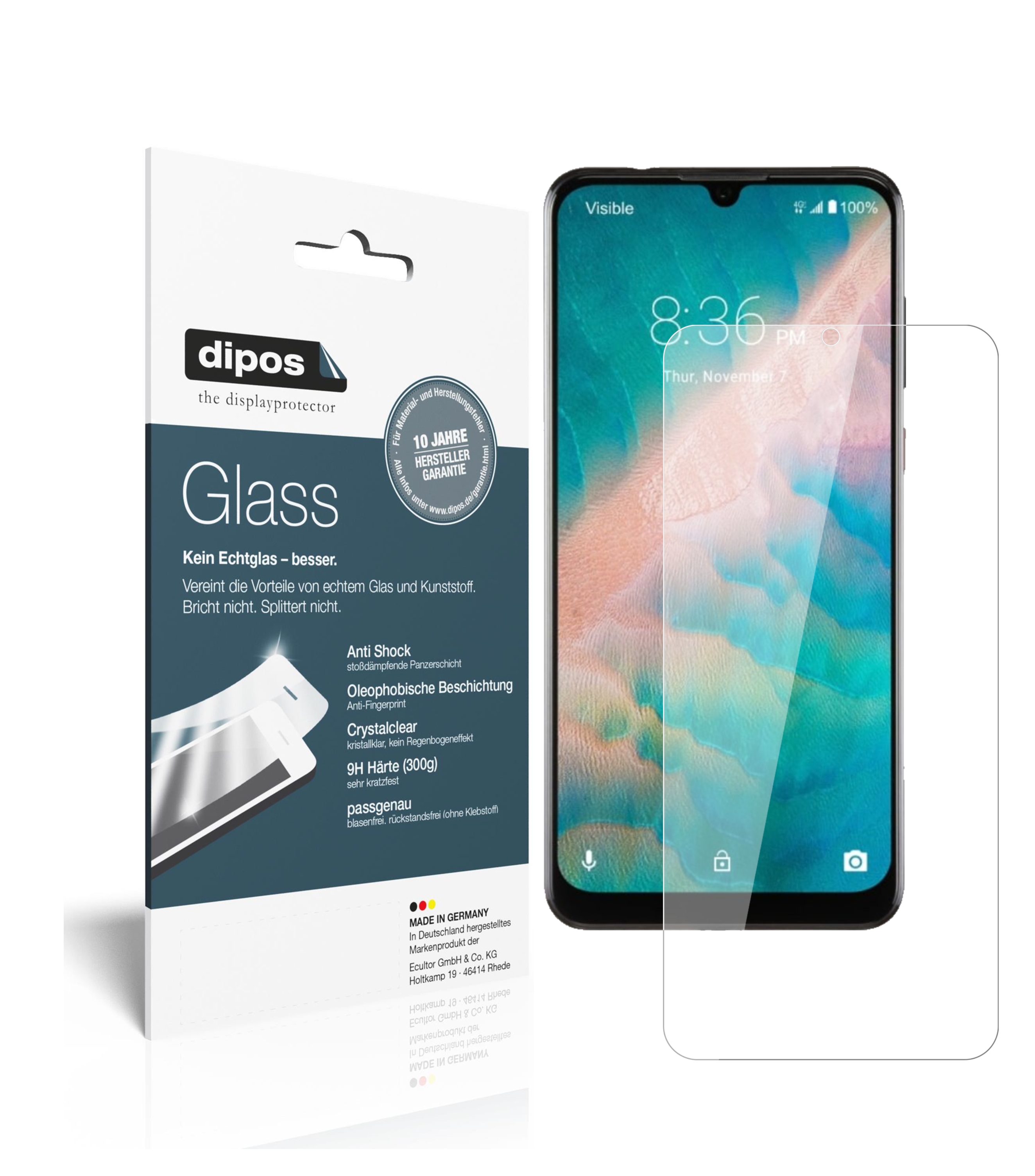 2x Pellicola per ZTE Blade A6 Protettiva Protezione Schermo Antiriflesso dipos